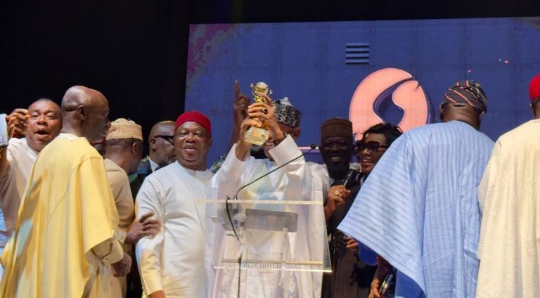 Umahi Wins Silverbird’s Extraordinary Personality Award, Dedicates Honour to Tinubu